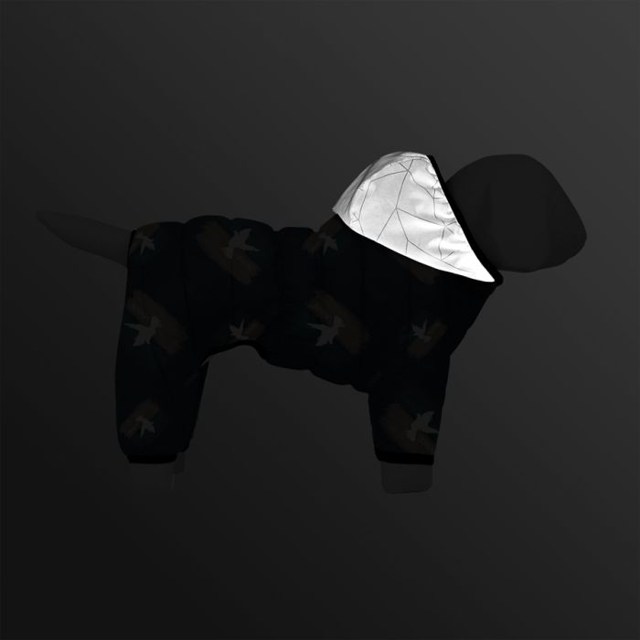 Комбінезон для собак WAUDOG Clothes малюнок "Прапор", M47, В 69-72 см, С 41-44 см